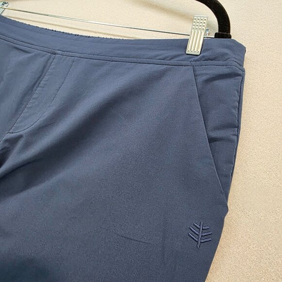 Coolibar Women's Navona City Bermuda Shorts UPF 50+ Sun Protection Chino Pocket - Picture 2 of 11